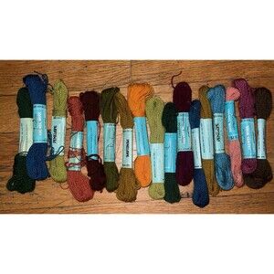Penelope Crewel Wool Assorted Color Skeins Embroidery & Crafting Lot Of 17 VTG